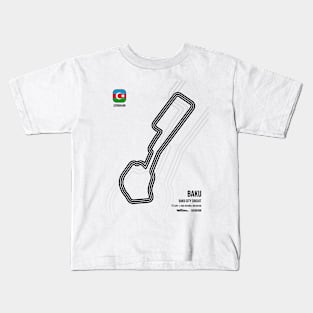 Baku Race Track Kids T-Shirt